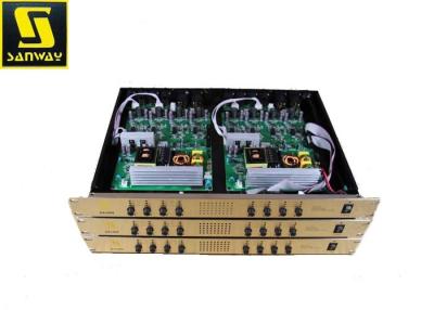 China Portable Digital Power Amplifier 4ohms 130 Watts 8 Channel Stereo Amplifier for sale