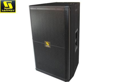 China 4 Ohms Live Sound Speakers , Outdoor Live Audio Speakers With Dual 15 Inch Woofer for sale