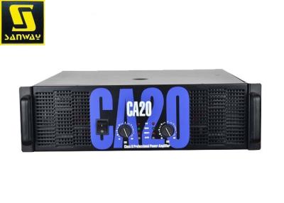 China 2700 Watt PA System Amplifier 3 pin - XLR Input Connectors 2 Channel Amp for Music Club for sale