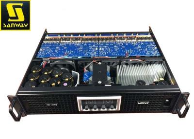 China 20K ohms 4 Channel Stereo Amplifier / Class TD 4 CH Professional Amplifier For Public Address Systems for sale