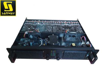 China Customized 3400W 2 Channel Power Portable Amplifier 20Hz-34Khz For Public Address for sale