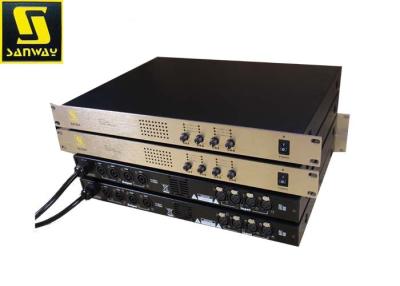 China Commercial Compact Class D 4 Channel Power Amplifier 1U For Public Address System for sale