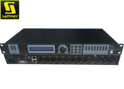 China Lightweight 20KΩ Digital Sound Processor  2 In 8 Out  Audio Digital Processor for sale