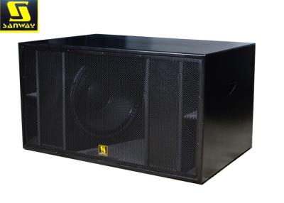 China Dual 18 inch Professional PA Powered Subwoofer with Birch Plywood Cabinet for sale