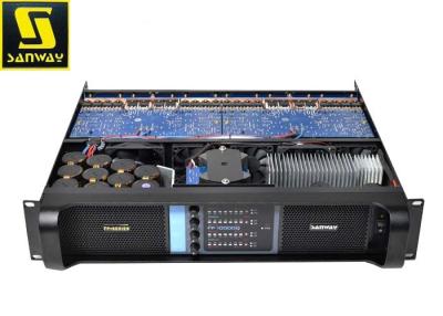 China Lightweight 4 Channel Power Amplifier 2500W Stereo Mixer Amplifier For Outdoor Event for sale