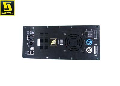 China 1x650W Class D Plate Amplifier with Processor For 12 Inch Full Range Speakers for sale