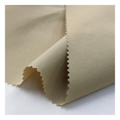 China Double pu tpu pvc weft waterproof vinyl water resistant taslon coating fabric for jacket for sale