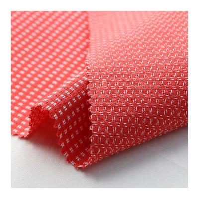 China CVC 85%cotton 15% waterproof custom white polyester jacquard fabric for clothing for sale