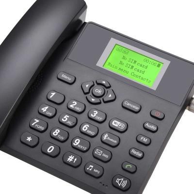 China De FM Radiomp3 4G bevestigde Draadloze Telefoon, Dubbel SIM Landline Phone Te koop