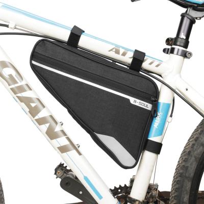 China Recycling Polyester Front Bike Bag Bicycle Phone Bag B-soul Bicycle Handlebar Bag Outdoor Activity Package Accessories for sale