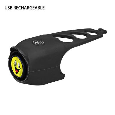 China 5 Different Sounds 120db Rechargeable Bicycle Electric Horn Kids Bike Electronic Ordinary Design Mountain Bike Bells Electric Horn for sale