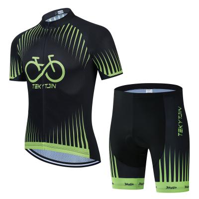 China Breathable Ready To Ship Factory Price Bicycle Wear Set Short Sleeve Cycling Tank Top For Men for sale