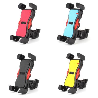 China Universal Phone Holder on RackMobile Motorcycle Handlebar Mount Mobile Phone Holder Bike Bicycle Universal Phone Holder Adjustable Phone Holder for Bike for sale