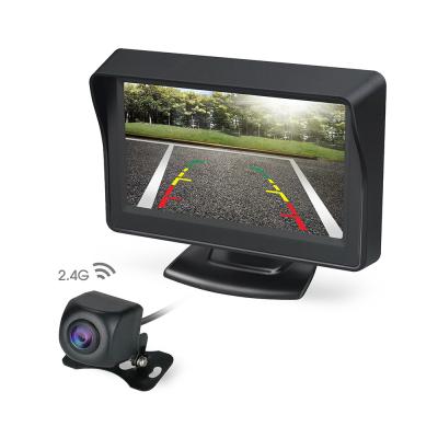 China Waterproof 4.3Inch Car Rear View Wireless Monitor Reverse Backup Car Camera For Car Truck for sale