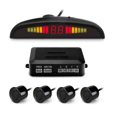 China Waterproof Universal Intelligent Led Parking Sensor With Bi Bi Sound And 4pc Sensor for sale