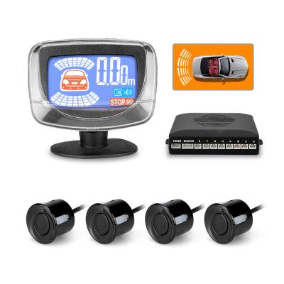 China Car LCD Parking Sensor Waterproof With 4pcs Sensor For Car Reversing for sale