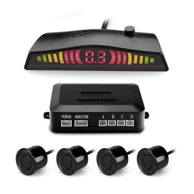 China Waterproof Universal Intelligent Led Parking Sensor With Bi Bi Sound And 4pc Sensor for sale