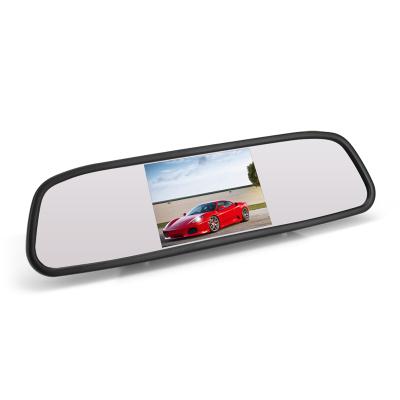 China Safe Universal Parking 4.3 Inch TFT Screen Vehicle Rear View Mirror Monitor for sale