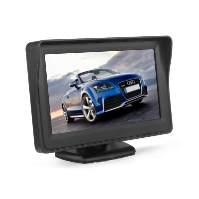 China Car Montior 4.3/5 Inch Definition TFT Screen Car Height Monitor Sticking On Dash For Universal Vehicles for sale