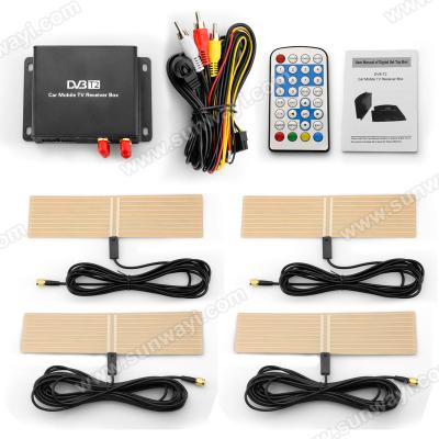 China HD Digital 4 Set Top Box DVB-T2 Antenna Mobile Receiver Box For Russia 28.5H*104.5L*70.0W for sale