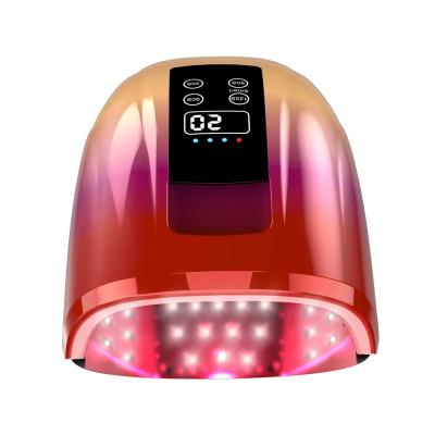 China 2023 Newest Pro Nail Cure 90w Nail Dryer Machine Cordless UV Led Nail Lamp For Drying Gel Polish Nails BEC918G for sale