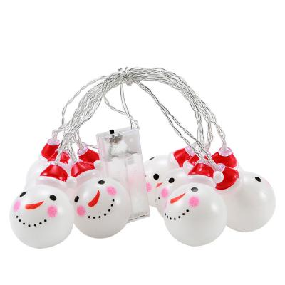 China Modern Christmas Ornaments Snowman Christmas Tree LED Garland String Lights Christmas Decoration for Home Decor for sale