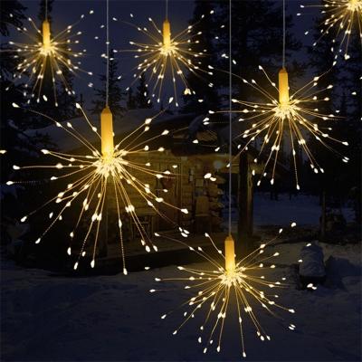 China Always Garden Wedding 3D Twig Tree Flower Decoration Modern Outdoor Hanging Christmas Led Starburst Light for sale