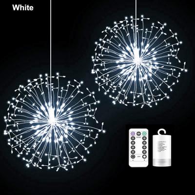 China Battery Operated String Garden Room Decoration Firework Light LED Firework Lantern Led Electric String Garland for sale