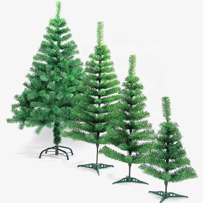 China Various Sizes Chirstmas Decor Christmas Holiday Tree Decoration Plastic Artificial Outdoor Xmas Stand Decorative Tree for sale