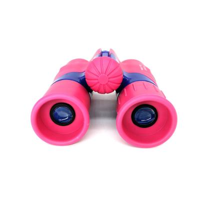 China High Resolution Shockproof BAK4 8x21 8x22 Inch Kids Girls 4.1x3.8x1.4 Inch Pink Blue Binoculars for sale