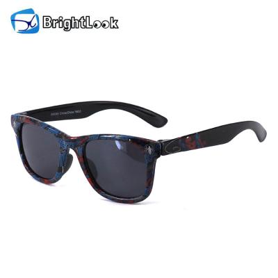 China Ease 2020 New Fashion Custom Printed Hot Selling Classic Style UV400 Kids Plastic Sunglasses for sale