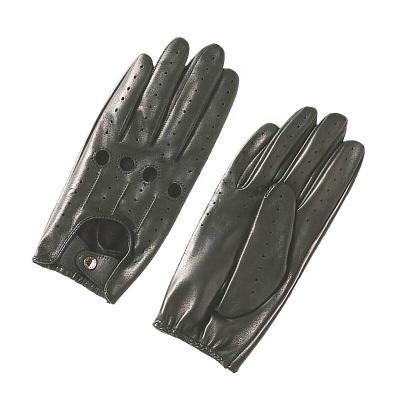 China Wholesale Best Quality Soft Import Soft Full Finger Black Motorcycle Leather Men's Motorcycle Gloves For Training Gloves for sale