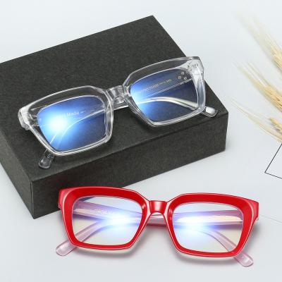 China PC blue light blocking glasses unisex women computer eye glasses fit unisex PC blue light optical frames blocking glasses for sale