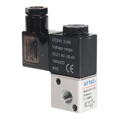 China AIRTAC 3V106B2F/3F/4F/5F/6F/7F/8F 3V1-06A universal liquid solenoid valve integrated valve solenoid valve for sale