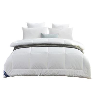 China Wholesale Luxury pure white special hotel quilt luxury pure white hotel quilt feather quilt pilou guest bedroom cotton canvas cust for sale