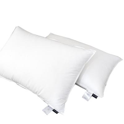 China Other single pillow home fabric hotel fabric pillow B&B hotel hostel feather neck support improve sleep pillow for sale