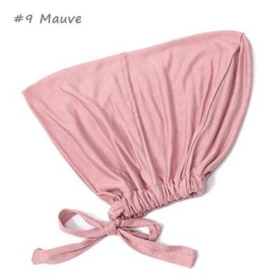 China New Short Soft Modal Muslim Turban Inner Hijab Hat Covers India Islamic Hat Cowl Scarves Underscarf Turbante Mujer Female Headwrap for sale