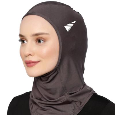 China Protect Logo Fashion Flexibility Smooth Muslim Customized Women Hijabs Turbans Sporty Bandanas for sale