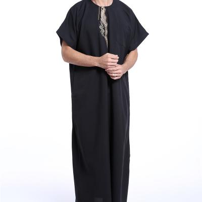 China QUICK DRY Keffiyeh Muslim Islamic Men's Kaftan Clothing For Men Saudi Arabia Abaya Jubba Islamic Clothing Men's Thobe M-3XL for sale