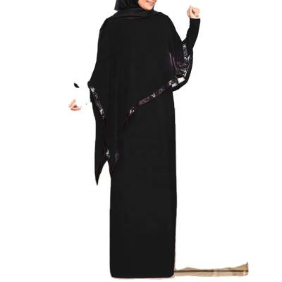 China Anti-wrinkle Hijab Evening Dress Muslim Clothing Season New Made Turkey Quality Striped Belt Islamic Abaya Gift for sale