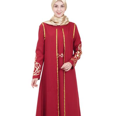 China Abaya Hijab Muslim Muslim Dress Ramadan Maxi Dress Casual Kaftan Long Printing Lady Women Plus Size Dubai Kaftan Dress Fashion Anti-wrinkle for sale