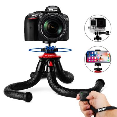 China Mini Fotopro Hot Selling Portable 360 ​​Degree Travel Tripod For Phone Mini Octopus Flexible Camera Tripod for sale