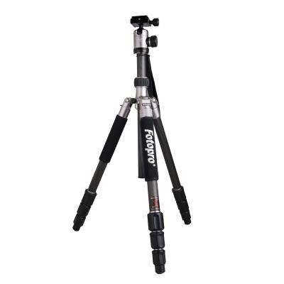 China Digital Camera Fotopro Carbon Photo Tripod Best Professional Fiber Tripod Telescoping Camera Tripod C5c+52Q for sale