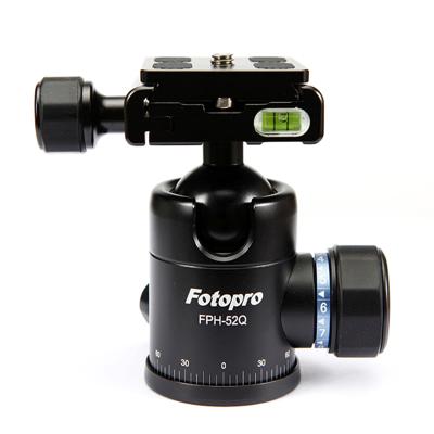 China Professional Fotopro Camera Tripod Ball Head Tripod Ball Head With Quick Release Plate FPH-52Q for sale