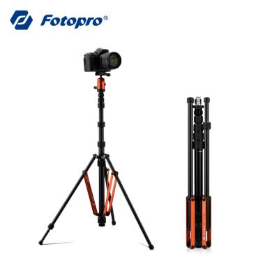 China PORTABLE Fotopro New Product Carbon Fiber Aluminum Light Weight Portable Foldable Camera Smartphone Holder Tripod for sale