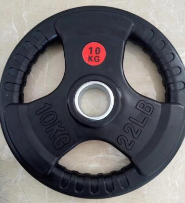 China Universal Gym Equipment DFT Dish Weight Plate Accessory Black Rubber Dish DFT-002 for sale