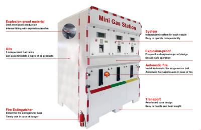 China Auto Shut Off Mini Fuel Station Overfill Protection Mobile Dispenser Diesel for sale