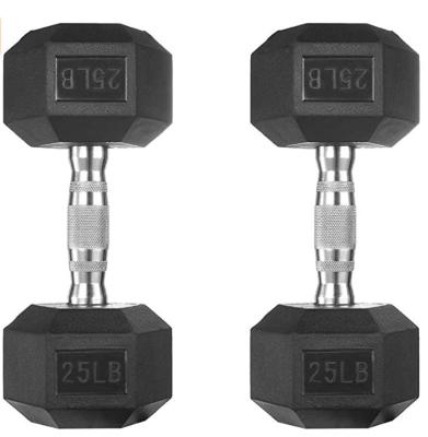 China Factory Direct One Star Anti-Slip Hex Dumbbell Rubber Set for sale