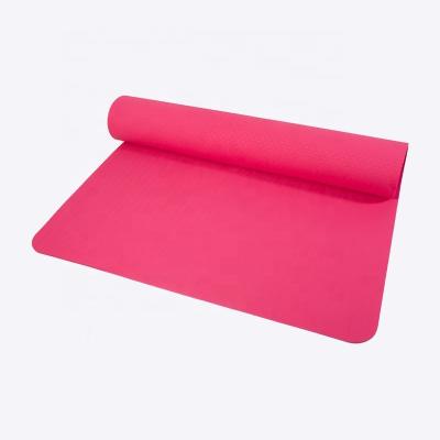 China ONE STAR SPORTS High Density Exercise Mats Pvc Single Color Yoga Mat Eco-friendly for sale