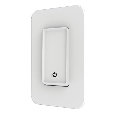 China Fireproof Type 3 Way Wifi Smart Switch Control Wifi Light Google PC Wireless US Home Alexa Smart Switch for sale